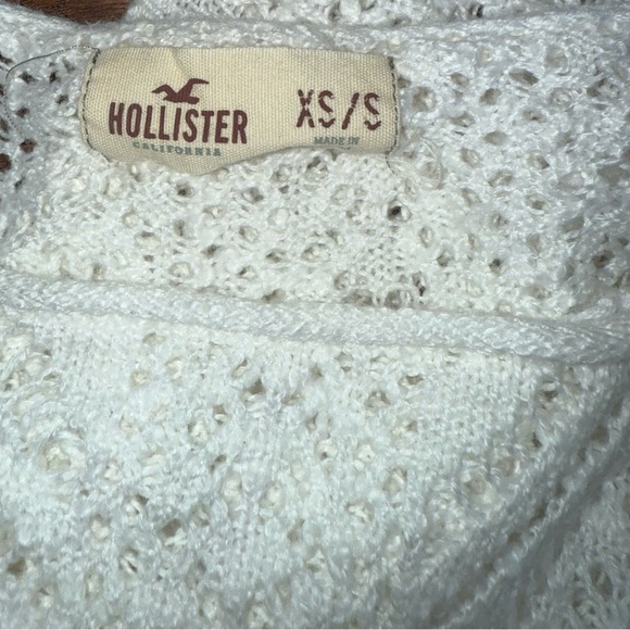 Hollister White Knit Blouse - Picture 3 of 3